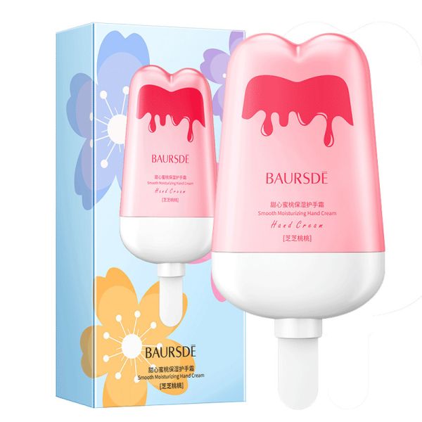 Hand cream with peach extract "Ice cream" BAURSDE, 80g