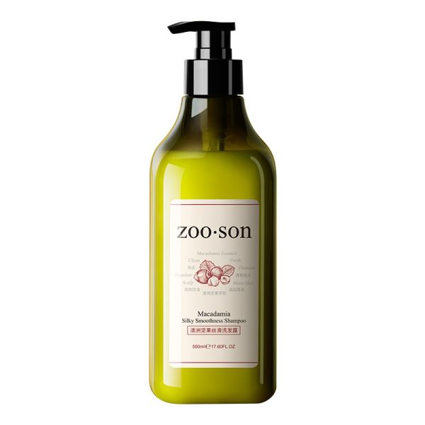 Shampoo with macadamia essence for smooth and silky hair ZOO SON Macadamia Silky Smoothness Shampoo, 500ml