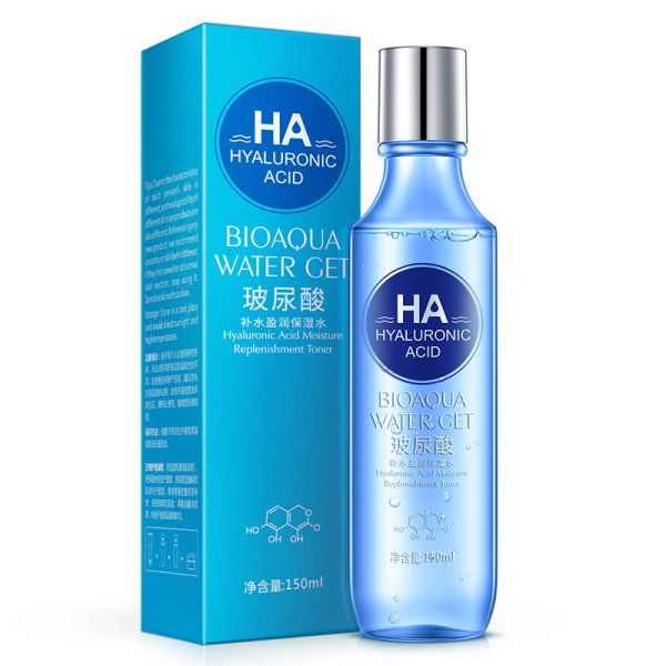 Bioaqua HA Water Get Hyaluronic Acid Moisture Replenishment Toner, 150 ml