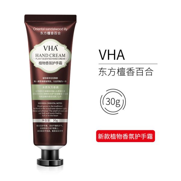 Hand cream with sandalwood and lily extract VHA plant scented hand cream, 30g