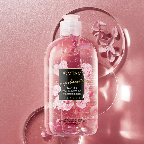 Shower gel with Sakura petals JOMTAM Sakura Petal Shower Gel, 350 ml