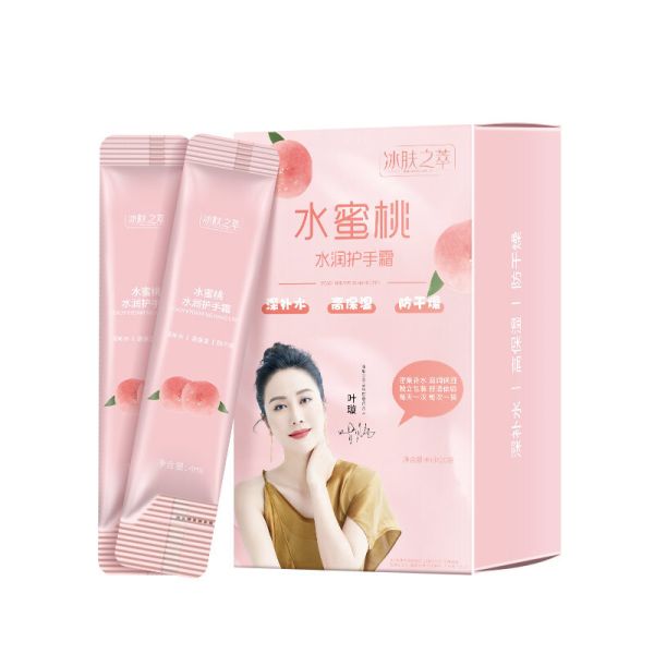 Peach hand cream "SEOMOU", 4 g