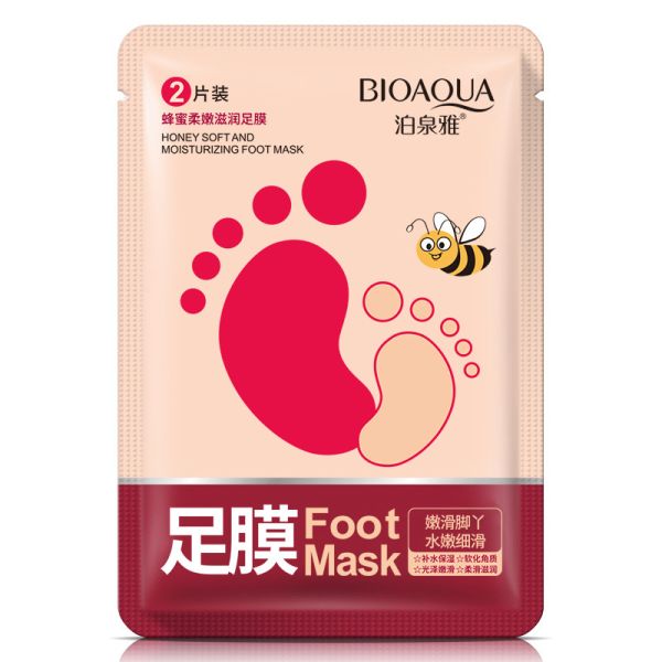 Boquanya Honey Soft Moisturizing Foot Mask Hydrating Moisturizing Hydrating Hand Care Exfoliating Direct Sales