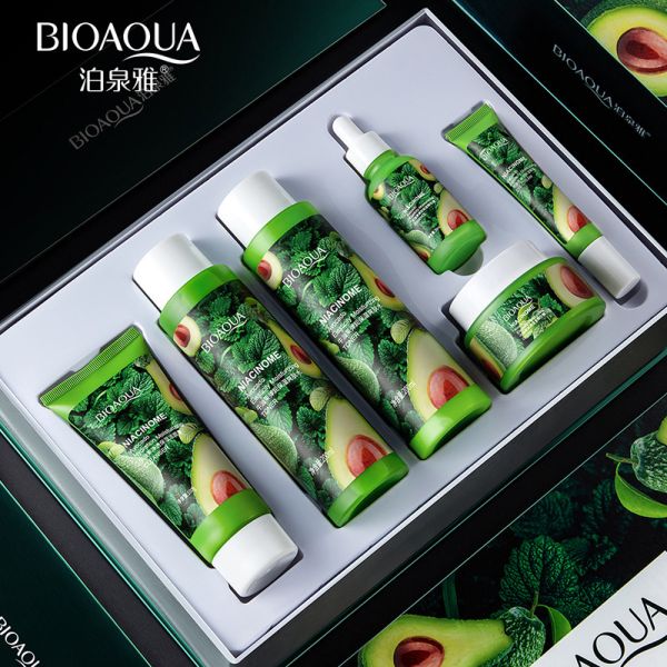 Gift set of cosmetics for facial care with avocado and niacinamide Bioaqua Niacinome Avocado