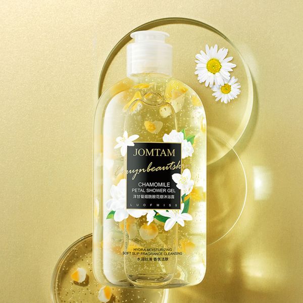 Shower gel with chamomile petals Jomtam Chamomile Petal Shower Gel, 350ml