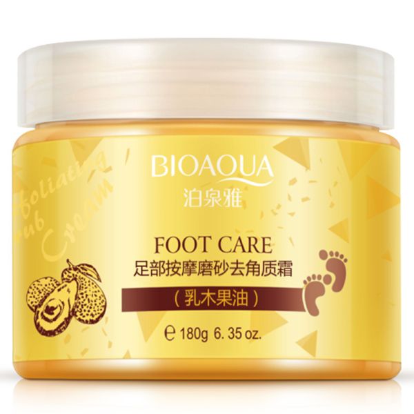 Exfoliating gel peeling for feet with avocado extract Bioaqua Foot Care Foot Massage Scrub Cream, 180g